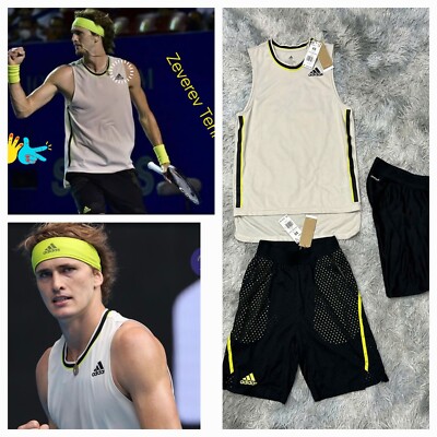 Zverev Adidas Outfit Tennis Short T-Shirt GH6719