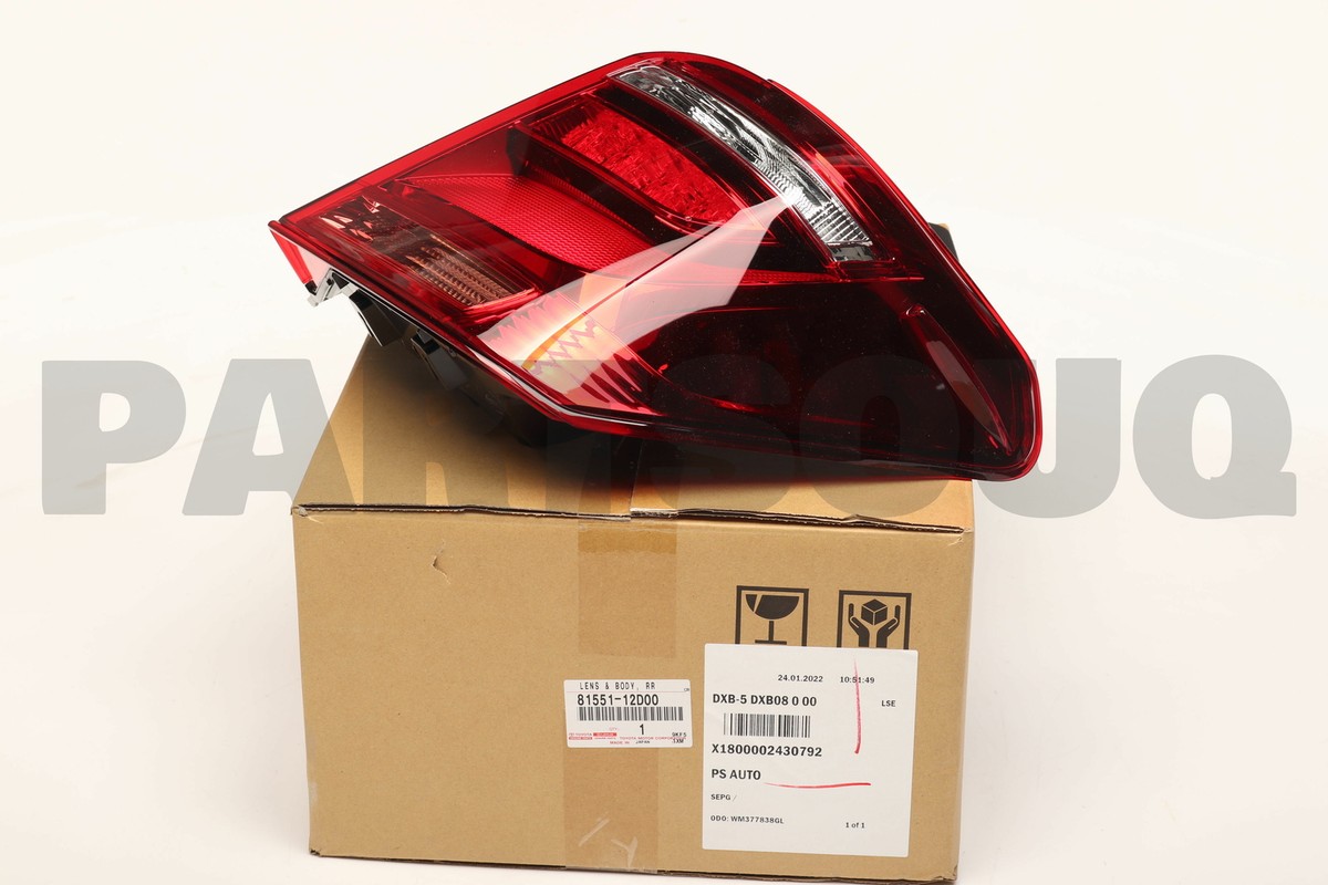 8155112D00 Genuine Toyota LENS & BODY, RR 81551-12D00 | eBay