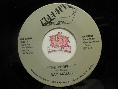 Ray Malus: The Prophet / Hello God, 45 RPM VG (J9)