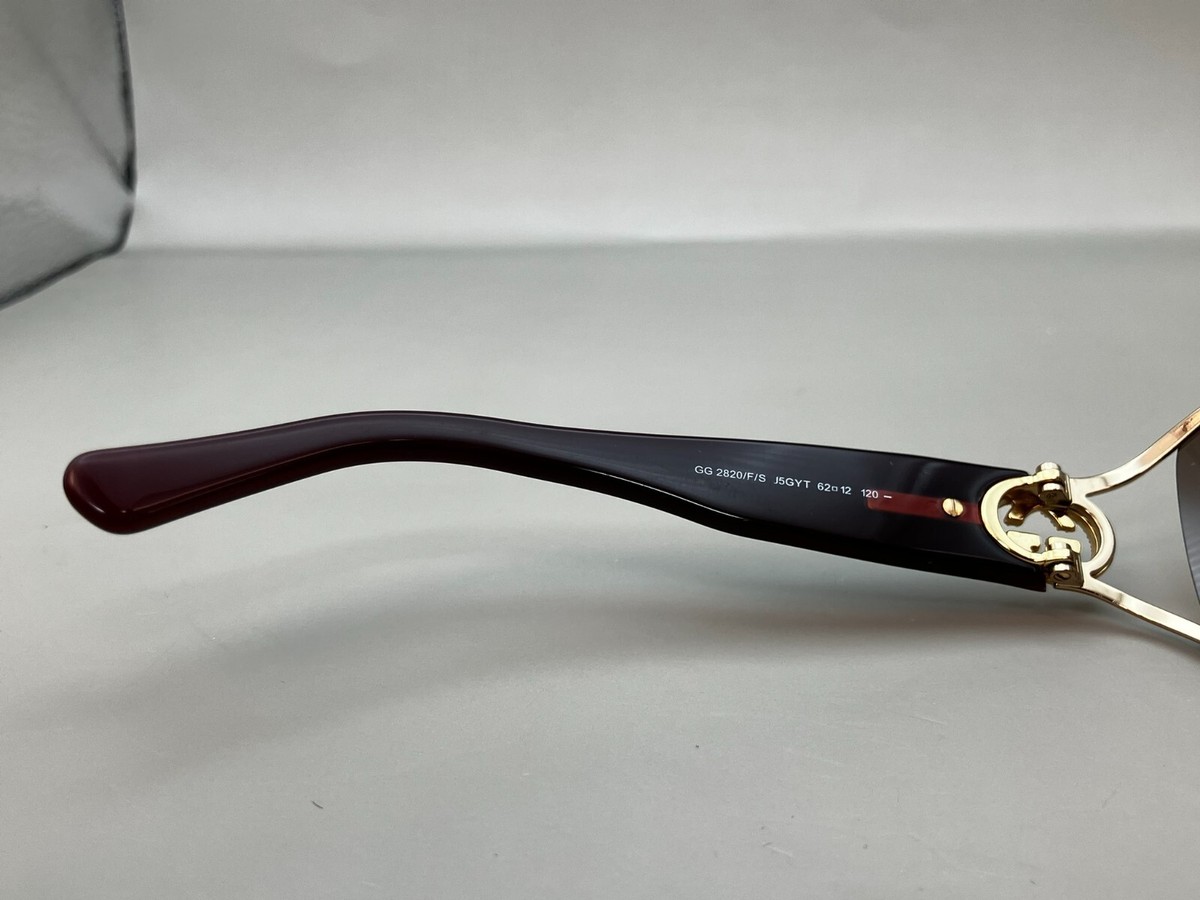 GUCCI Designer Rimless Sunglasses GG 2820/F/S J5GYT 62 12