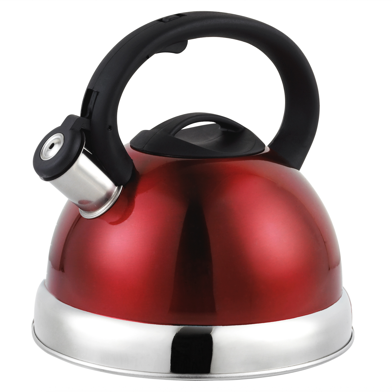 Stainless Steel Whistling Camping Kettle Cordless Gas Hob Kitchen