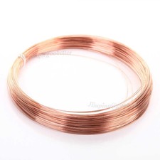 Pure Copper Wire Bare Uncoated Assorted Sizes 0.2mm - 5mm Jewellery Craft Bonsai