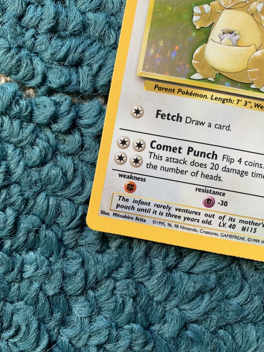 KANGASKHAN 5/64 Jungle Set - WOTC Vintage RARE Holo Pokémon Card 1999 - LP 