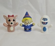 Rudolph The Red-Nosed Reindeer Finger Puppets 2.5" Tall
