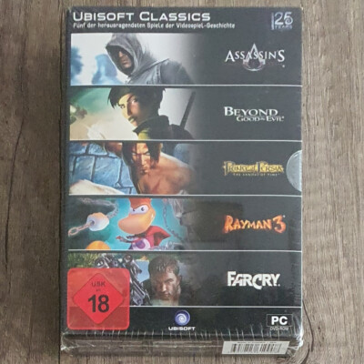 PC - DVD ROM   Ubisoft Classics - FarCry | Rayman | Assassin´s Creed uvm  USK 18