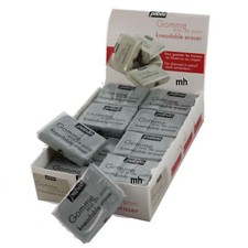 Pebeo kneadable eraser putty rubber single grey putty watercolour drawing sketch