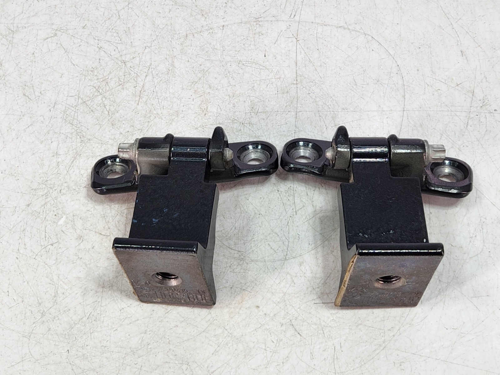 ✅ 2010-2014 OEM Rolls Royce Ghost RR4 Rear Left Driver Side Door Hinge Gray SET
