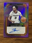 2023-24 Obsidian Ziaire Williams Volcanic Electric Etch Purple Flood /49 Auto