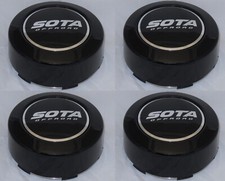 4 - Pack Sota Offroad Gloss Black 8 Lug Wheel Center Cap A608f-4 A608f-6 Gh Med 4 - Pack Sota Offroad Gloss Black 8 Lug Wheel Center Cap A608f-4 A608f-6 Gh Med