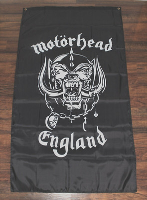 Motorhead Banner Flag England British Heavy Metal Rock Band Music Fan Decor CD