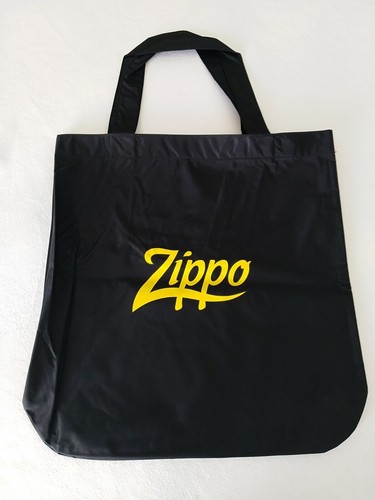 ZIPPO BORSA SHOPPING MARE IN TESSUTO NERO IMPERMEABILE TRACOLLA UNISEX  NUOVA BAG | eBay