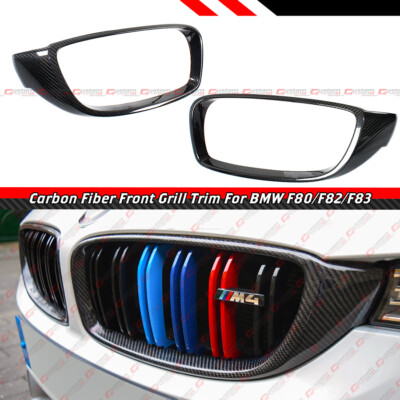 FOR 2015-2018 BMW F80 M3 F82 F83 M4 CARBON FIBER KIDNEY GRILL