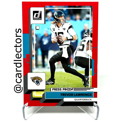 2022 Panini Donruss Football TREVOR LAWRENCE #61 Press Proof Red SP JAGUARS