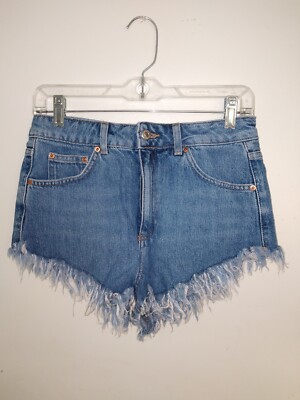 Topshop Jeans Shorts Topshop Moto Quinn High-Rise Denim Shorts
