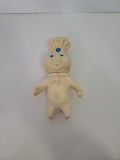 Vintage 1971 Pillsbury Poppin Fresh Doughboy Rubber 7" Figure Swivel Head Doll