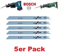 5 StüCk Bosch SäBelsäGeblatt S 1125 Vf 225Mm Metall DüNnwandig + Dickwandig
