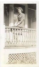 BLACK AND WHITE PHOTOGRAPH Original STUMBLED UPON SNAPSHOT 52 50 L