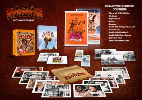 Blazing Saddles Collectors Edition 4K Ultra HD Blu-ray & Steelbook Region B  