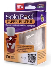 2 Units Solofill Paper Filter For K4 & K6 Refillable Brewing - 200 Paper Filters