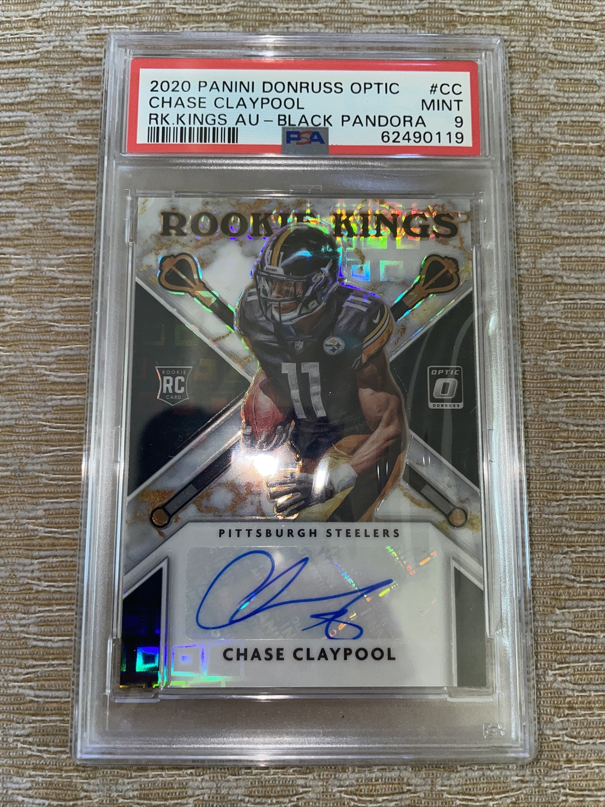 Chase Claypool Panini Donruss Optic Rookie Kings Autographs #CC Black Pandora