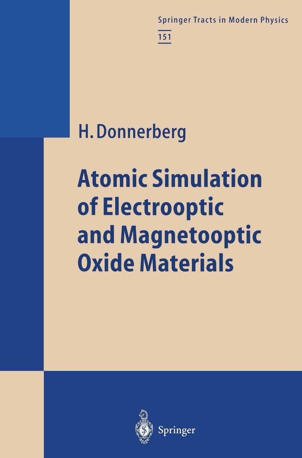 Hansjörg Donnerberg | Atomic Simulation Of Electrooptic And