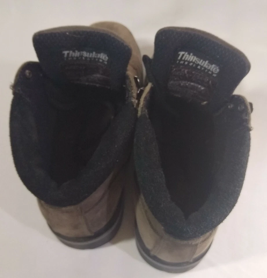 Lugz Womens Vintage Brown Lace Up Boots with Thinsulate Size US 8 - Image 4 of 4