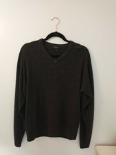 Dockers Large Grey Acrylic Sweater 