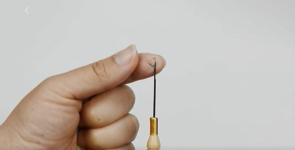 Tiny Latch Hook Crochet Hair Craft Needle Tool - Image 4 of 4