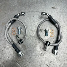 Stainless Steel Rear Brake Line Kit for 12-15 Honda Civic Si 9th Gen