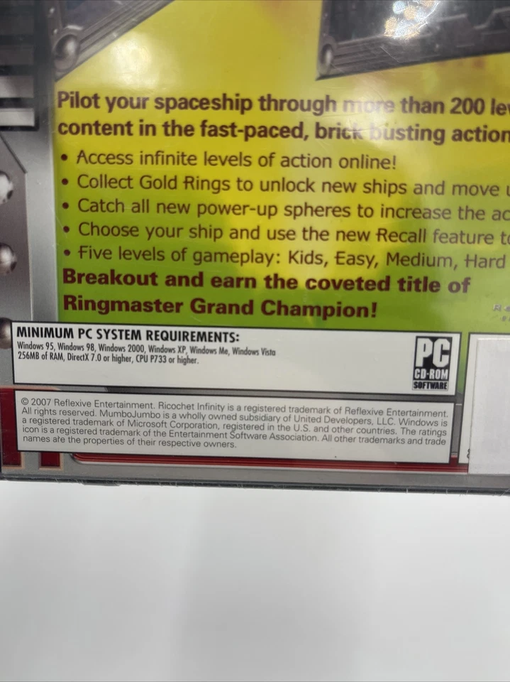 Ricochet Infinity - PC Windows XP Premium Casual Games New - Image 4 of 4