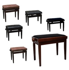KLAVIERBANK - GROßE AUSWAHL - VIELE MODELLE - PIANOSTUHL - HOCKER - HOLZ - MSA