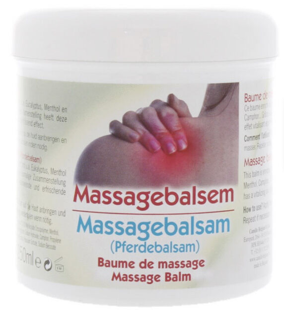Lot de 2 pots de crème baume massage pour MUSCLES décontractant (2x 250ml)