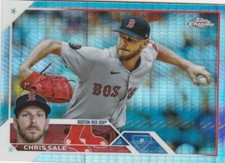 2023 TOPPS CHROME CHRIS SALE P RED SOX #131 PULSAR REFRACTOR SP HOT!