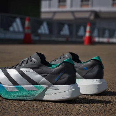 Size 12.5 - adidas Adizero Adios Pro 4 Black Silver Glory Green