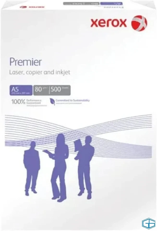 XEROX PREMIER A5 PAPER WHITE COPY PAPER 80GSM PACK OF 500