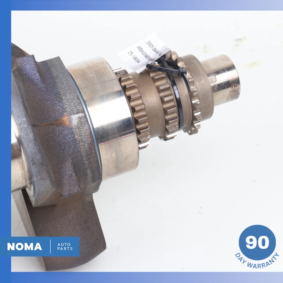 Оригинальный коленчатый вал двигателя двигателя 02–06 BMW E66 745Li 645Ci 545i N62B44 - Изображение 3 из 4