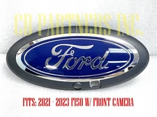 NEW TAKE OFF OEM FORD F150 FRONT GRILLE EMBLEM WITH CAMERA HOLE  2021 2022 2023
