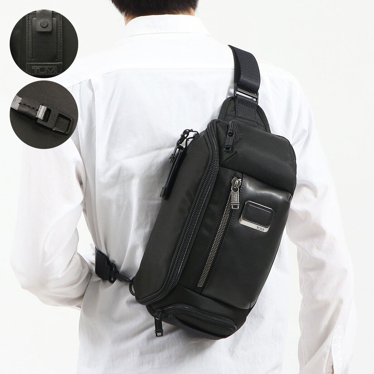 TUMI ALPHA BRAVO Kelly Sling CrossBody Bag Ballistic Nylon TUMI ALPHA BRAVO Kelly Sling CrossBody Bag Ballistic Nylon
