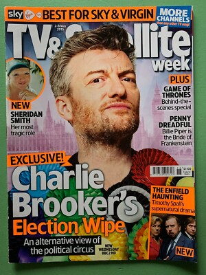 TV & SATELLITE WEEK 2-May-2015 CHARLIE BROOKER Matthew Macfadyen Billie Piper UK