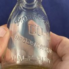 Monroe County Pa Brodheadsville Half Pint Clear Glass Milk Bottle Embossed — photo 9