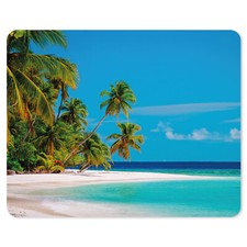 Karibik Strand Mauspad Motiv I 24 x 19 cm I Mousepad in Standard-Größe I dv_947
