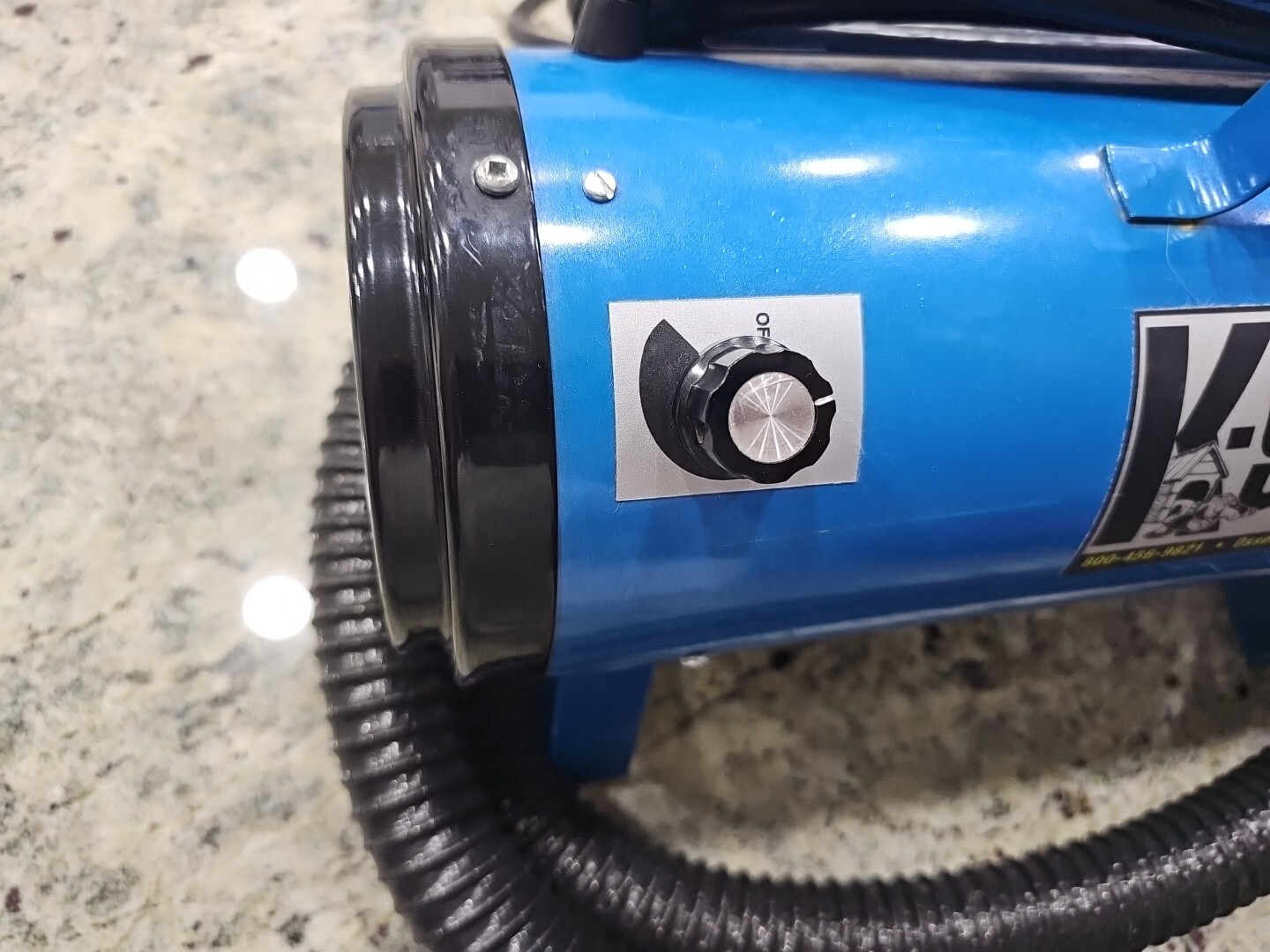 ELECTRIC CLEANER CO. K9 II Hot Blower Dryer For Dogs Blue With Hose eBay