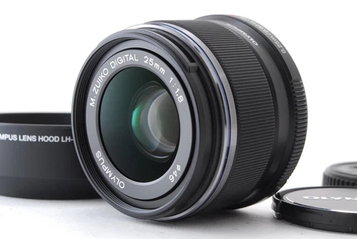 Olympus M.Zuiko Digital 25mm f/1.8 Lens (Black) - Picture 2 of 4