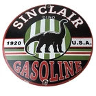 Vintage Sinclair Gasoline Sign - Porcelain Gas Pump Station Dino Ad Sign