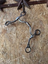 USED WESTERN 5" COMFORT BARREL MOUTH SHANKED BIT MYLERS INSPIRED