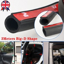 3Meter Big D-shape Door Window Rubber Seal Strip Weatherstrip For Car Auto Truck