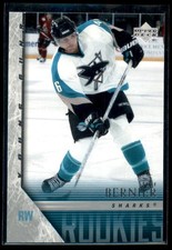 2005-06 Upper Deck Steve Bernier RC San Jose Sharks #470