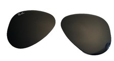 Ray Ban Replacement Lenses RB3625 Blue Glass Back Side Anti Glare Size 55 Mm