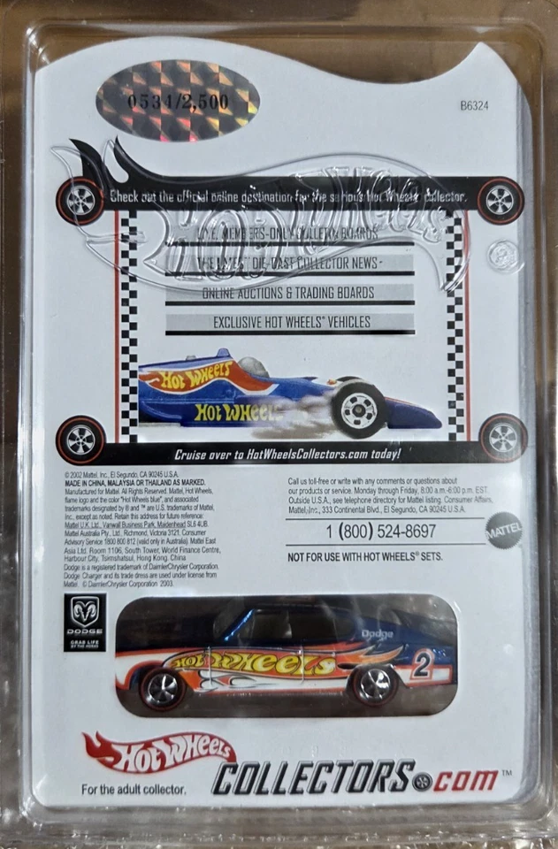 Dodge Charger 1967 Hot Wheels RLC Ed Watts Race Team Series #2 de 4 0534/2.500 Foto 2 de 3