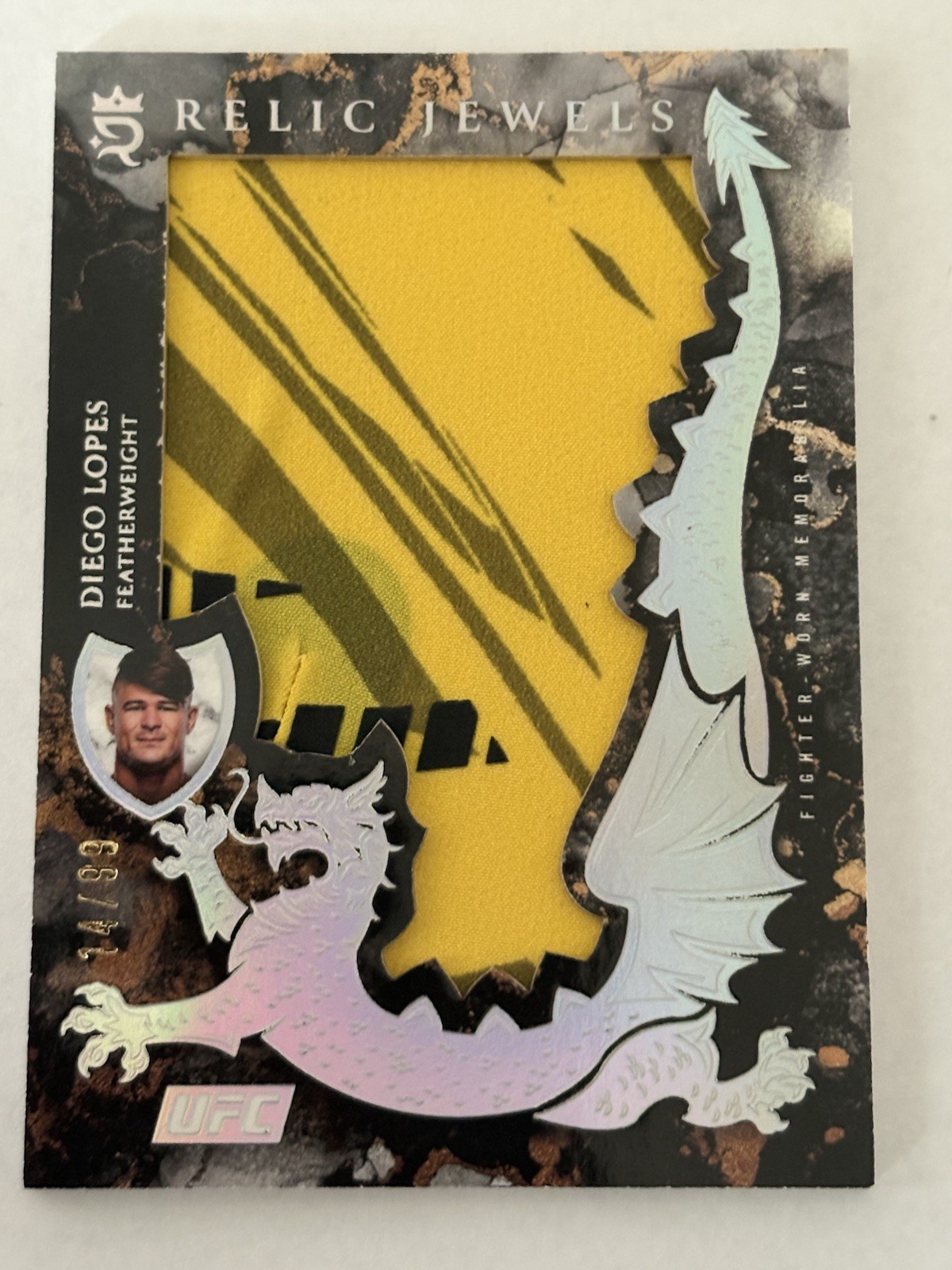 2025 Topps Royalty UFC Diego Lopes Jewels Jumbo Relic 